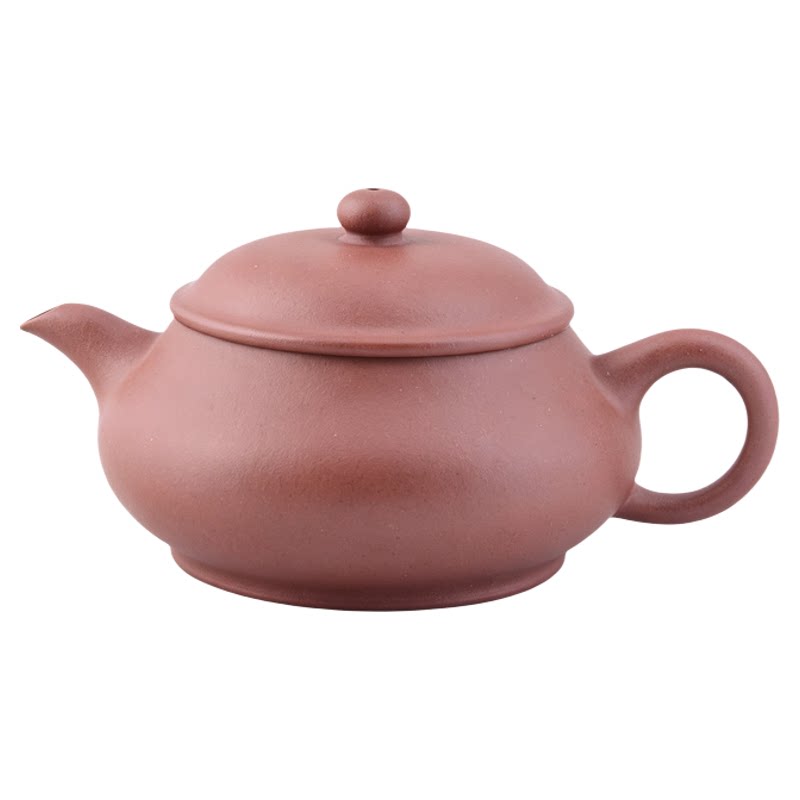 宜兴紫泥潘壶半手工泡茶壶