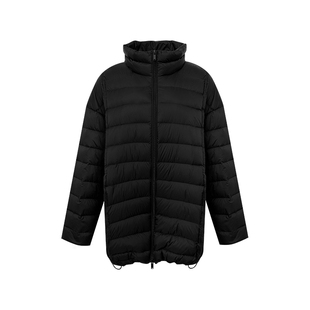 NAZ那子大码冬装90白鸭绒高端韩系排骨轻薄保暖胖mm羽绒服外套