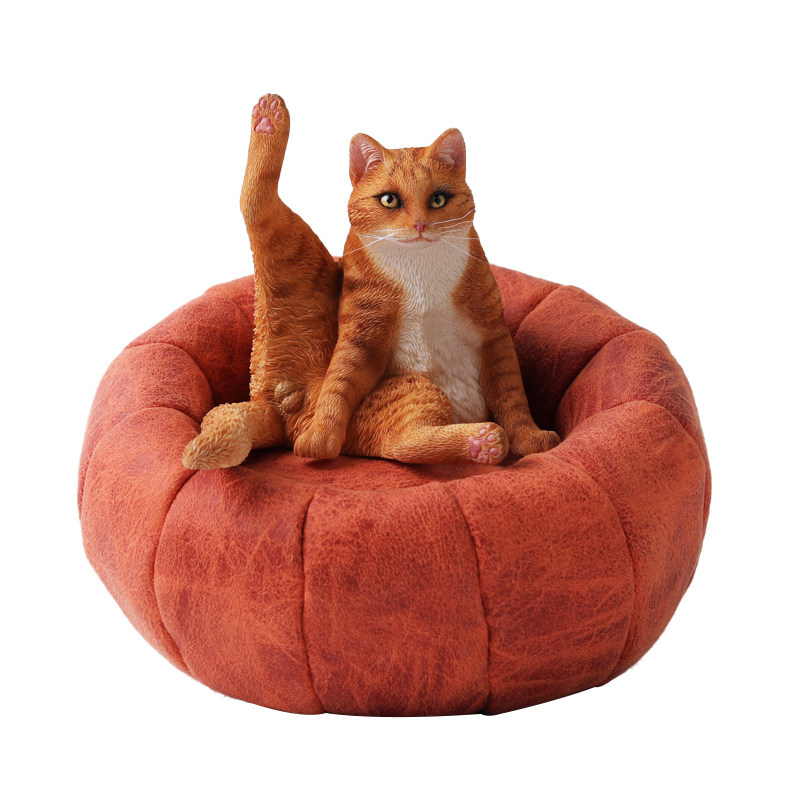 三花模型桌面摆件猫手办猫摆件