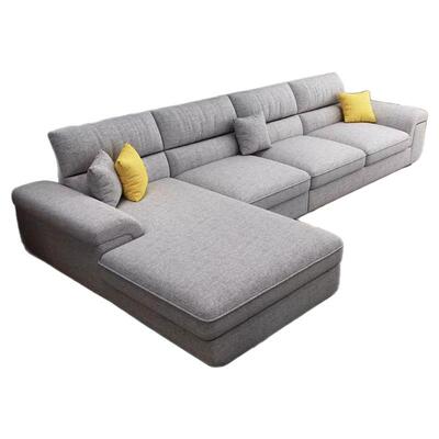 布艺沙发透气棉麻布布艺沙发贵妃