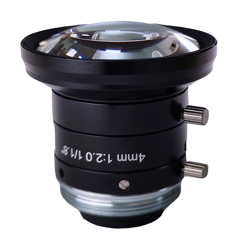 广角低畸变工业镜头4mm6mm8mm12mm25mm75mm相机C口500万镜头1/1.8