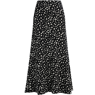 LANDI法式通勤波点包臀鱼尾裙女长款半身裙春夏新品