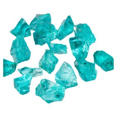 琉璃人造水晶浅蓝装饰摆件