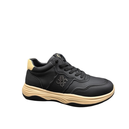 头层牛皮广州男鞋冬季加绒大棉加厚运动休闲鞋厚底防滑高帮鞋男鞋