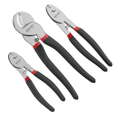 德力西电缆剪刀剥线钳电工专用