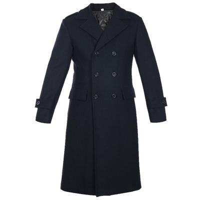 冬季酒店物业保安中长款男大衣