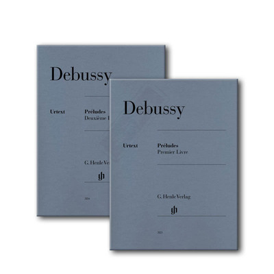 德彪西前奏曲集钢琴独奏带指法