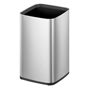 EKO不锈钢垃圾桶办公室小号商用简约高级家用客厅厨房大开口无盖
