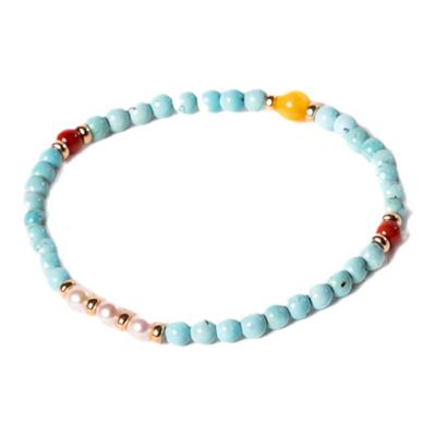 鉴定证书手串金囍手作原矿绿松石