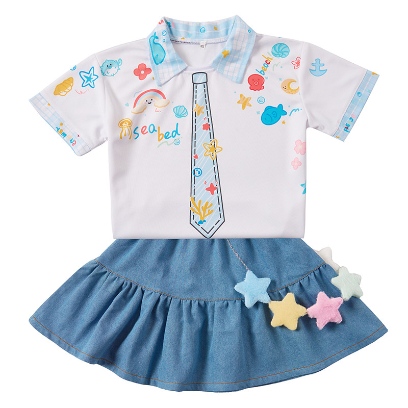 六一儿童啦啦队演出服装小学生表儿童演出服