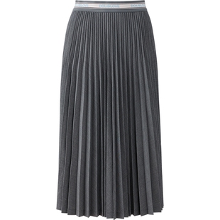 【格雷系百褶裙】简约高腰半身裙甜美DOUBLOVE贝爱2025秋冬新款