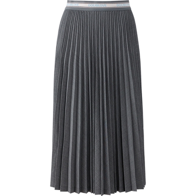 【格雷系穿搭】高腰百褶半身裙