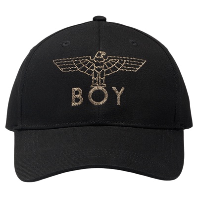BOYLONDON暗金刺绣硬顶棒球帽休闲运动春季男女同款鸭舌帽N90044