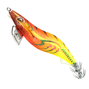 新款夜光UV木虾假饵鱿鱼钩木虾鱿鱼饵海钓墨鱼乌贼平衡木虾3.5号