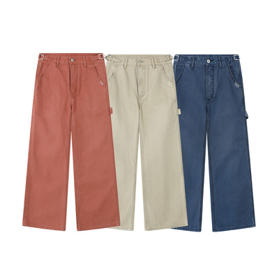 GOODLIVEABLEA字水洗法工裤