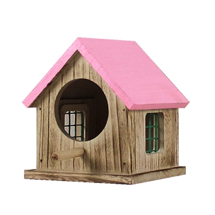 绿色校园户外防雨鸟窝保暖悬挂鹦鹉繁殖箱孵化睡觉木屋野外护鸟巢