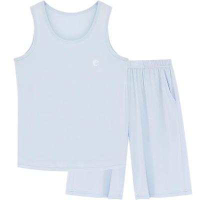 euv男童夏季薄款打底背心套装