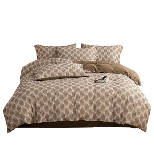 果点家纺【26春季新品】A类棉麻四件套舒适透气被套床品青藤jy