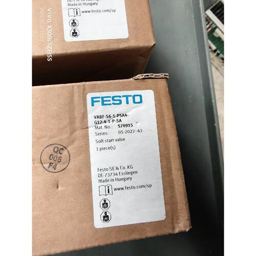 在线议价费斯托软启动阀VABF-S6-1-P5A4-G12-4-1-