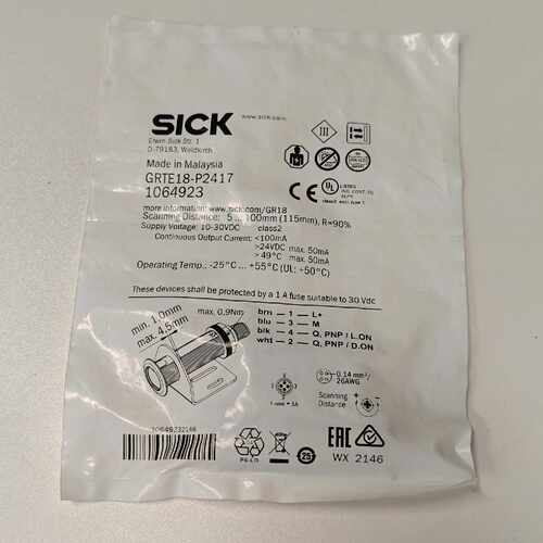 售前询价全新现货GRTE18-P2417德国西克SICK光电传感器1