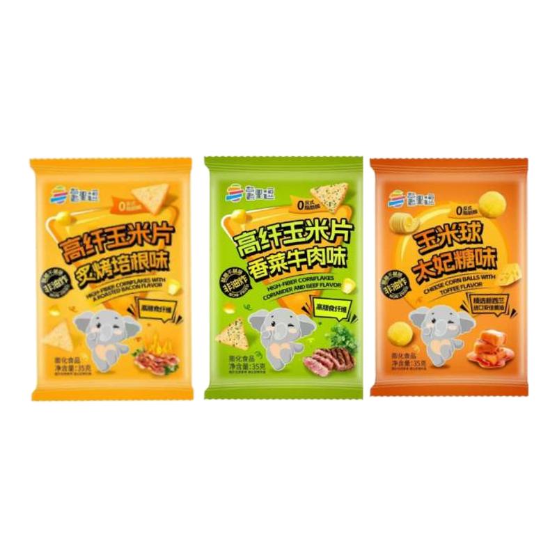 薯里逗高纤玉米球香菜牛肉玉米球