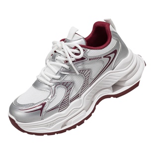 回力官方旗舰店银色老爹鞋女款2025新款冬季厚底鞋子女鞋运动鞋女