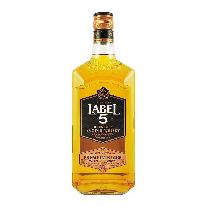 英国进口威士忌五世醇黑700ml
