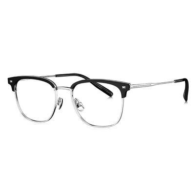 BOLON暴龙眼镜框新品商务眉框男可配度数女钛合金眼镜架BT6031