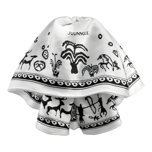 JUUNNGLE/洲谷方形发圈女小众原创轻奢高级感2025秋冬新款礼物潮