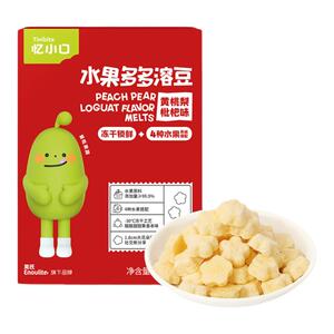 英氏水果溶豆儿童零食入口易化