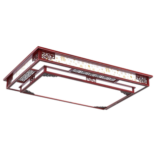 新中式卧室灯吸顶灯包安装大气仿古中国风圆形房间餐厅书房客厅灯