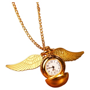 哈利波特金色飞贼怀表儿童周边生日礼物手表项链哈里波特学生挂件