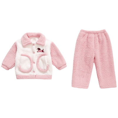 2025年冬季新款女娃家居服套装