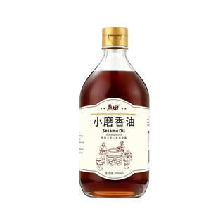 燕田小磨香油500ml芝麻油蘸料凉拌菜家用调味芝麻香油正品