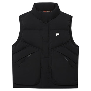 【田曦薇同款】斐乐蓬蓬羽绒服丨FILA FUSION潦草小狗马甲男女冬