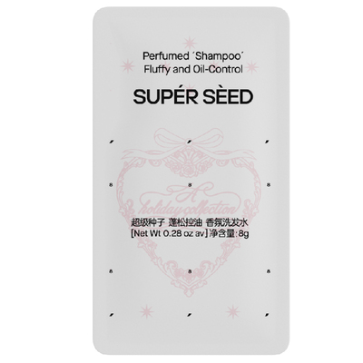 超级种子玫瑰与桃蓬松控油香氛洗发水8g柔顺留香 u先试用