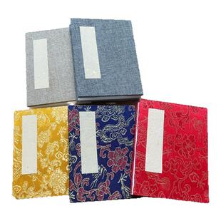 迷你中国风手账本风琴折竖版宣纸生宣熟宣盖章手工册页书法绘画