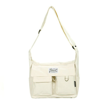 大容量学生上课包帆布包单肩斜挎