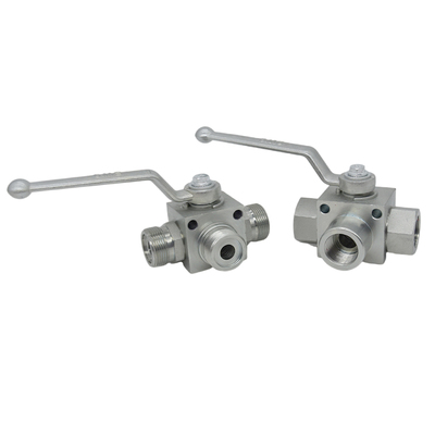 三通高压球阀液压螺纹31.5MPA