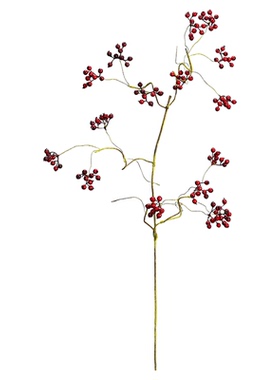 禅意马桑果浆果枝山归来假花摆设