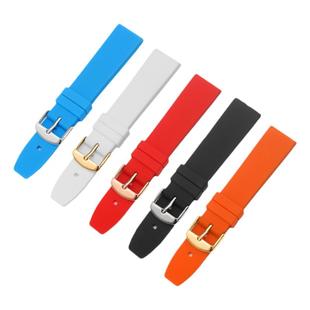 硅胶橡胶手表带适配天梭天王阿玛尼精工卡西欧16 18 20 22mm男女