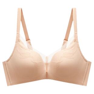 芬怡内衣女小胸聚拢性感无痕蕾丝上托胸罩无钢圈文胸收副乳EV179