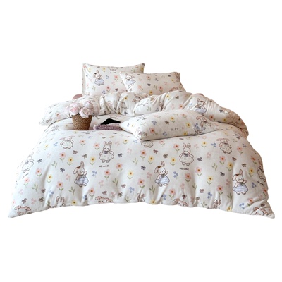 秋冬加厚保暖牛奶绒被套单件