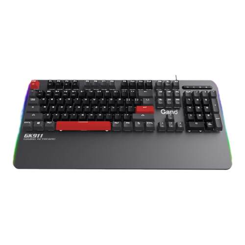GANO哥诺GK911 高端电竞游戏机械键盘重金属机械键盘专业游戏键盘
