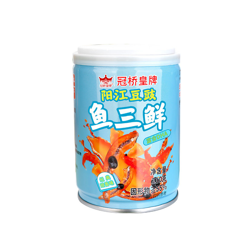 冠桥皇牌小鱼瑶柱干贝虾仁海鲜酱