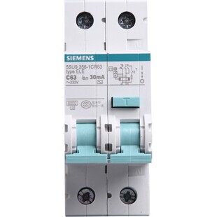 西门子1P+N 16-63A漏电保护器2P/4P 断路器绿色环保官方旗舰店