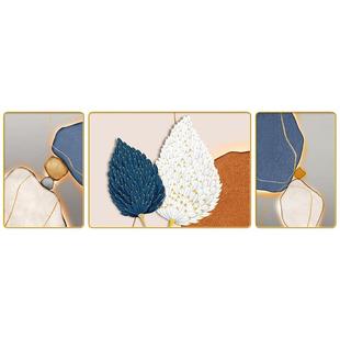 轻奢客厅装饰画大气沙发背景墙挂画高级感墙画三联画现代简约壁画