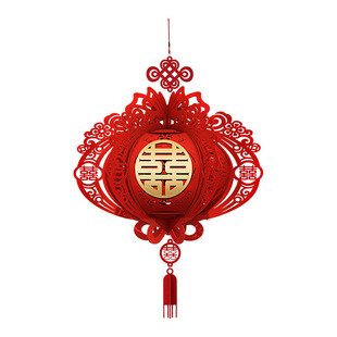 婚房拉花吊顶卧室新房布置结婚装饰男方客厅房顶屋顶套装婚礼用品