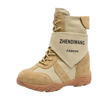 震地王12cm厚底内增高休闲马丁靴