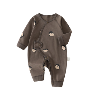 新生婴儿衣服春季纯棉连体衣初生宝宝0到3个月春秋婴幼儿男宝a类6